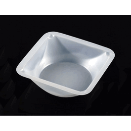 Weighing Boat, Plastic, Square, Antistatic, 140 x 140 x 25 mm, PS, White, 330 mL