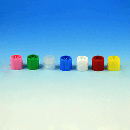 Screw Cap, for Sample Tubes with External Threads, White