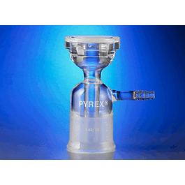 PYREX Fritted All-Glass Support Base, 47 mm, for Assembly of Graduated Funnel with Tubulation