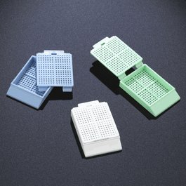 Cassette, Biopsy Embedding with Removable Lid, 30 degree Writing Area, Blue, 500/Dispenser Box, 2 Boxes/Unit