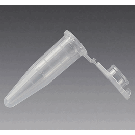 Macrocentrifuge Tube, 5 mL, PP, Attached Locking Snap Cap, Graduated, Natural, Lot Certified: Rnase, Dnase, Pryogen, ATP and Human DNA Free