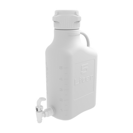 Foxx Life Sciences EZgrip Carboy with Spigot, 10L, PP, 83B VersaCap