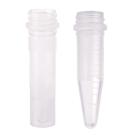 Celltreat 0.5 mL Screw Top Microtubes ONLY, Self-Standing, Grip Band, Non-sterile