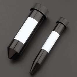 Celltreat 50 mL Black Polypropylene Centrifuge Tubes with Black HDPE Cap, Bag, Sterile