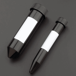 Celltreat 15 mL Black Polypropylene Centrifuge Tubes with Black HDPE Cap, Bag, Sterile