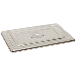10-1/2 x 7 x 3/4 in. (26.7 x 17.8 x 1.9 cm) Stainless Steel Cover for Flat/Solid Instrument Tray (Cat. No. 622-10386)