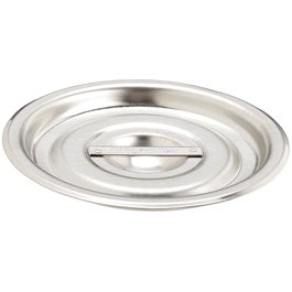 4-3/4 x 7/8 in. (12.1 x 2.2 cm) Stainless Steel Cover for 1.18 L Storage Container/Beaker