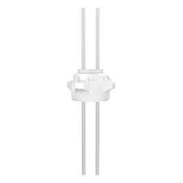 Foxx Life Sciences VersaCap, 53 mm, EZ-Top, Open Cap w/ 2 x 1/4 in. Tubing
