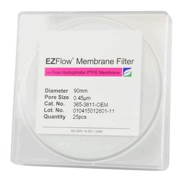 Foxx Life Sciences EZFlow Membrane Disc Filter, 0.45 um Hydrophobic PTFE, 25 mm