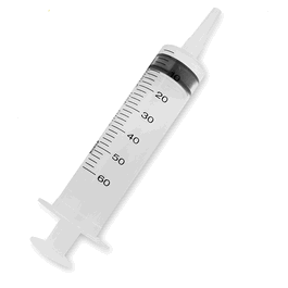Exel 50 to 60 mL Bulk Non-sterile Catheter Tip Syringes