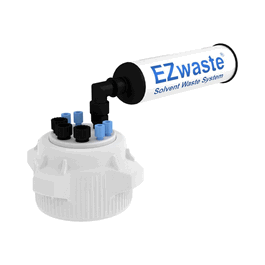 Foxx Life Sciences EZwaste System, 83 mm Cap, 4 x 1/16 in. O.D. Tube Fittings, 4 HB and Filter