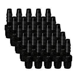 Foxx Life Sciences EZwaste Replacement Fittings, 1/8 in. MNPT, 1/4 in. HB, 10/PK