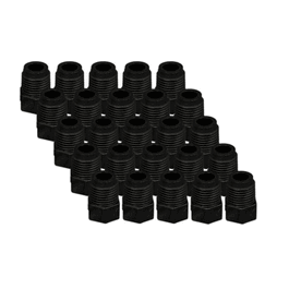 Foxx Life Sciences EZwaste Replacement Fittings, 1/8 in. MNPT, HB Plug, 25/PK