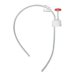 Foxx Life Sciences EZBio, Single Use Cap Assembly, 38-430 VersaCap, PP, Vented w/ Tube for 250 mL Bottle