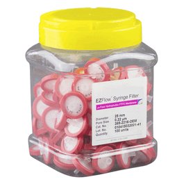 Foxx Life Sciences EZFlow Hydrophilic Syringe Filter-Sample Prep, 33 mm 0.2 um, PTFE