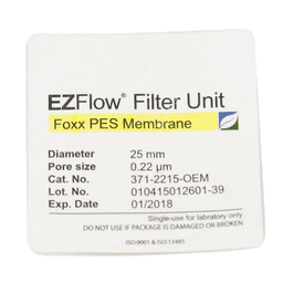 Foxx Life Sciences EZFlow Syringe Filter, 0.2 um PES, 13 mm, Sterile