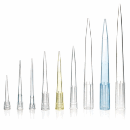 Certified Pipette Tips, 0.1-10uL, Universal, Natural, 31mm, STERILE, Racked, 96/Rack, 10 Racks/Box