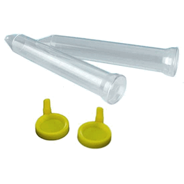 Urine Collection System, 12 mL Flared Top Urine Tube and Yellow Snap Cap with Sanitary Grip, 100/Bag, 5 Bags/Unit