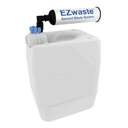 Foxx Life Sciences EZwaste System, UN/DOT, 10L, HDPE, 51 mm Cap, 6 x 1/16 in. O.D. Tube Fittings and Filter