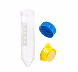 MTC Cell Straining Kit with 100 um Strainer, 50 mL Tube and Yellow Screw Cap, Sterile
