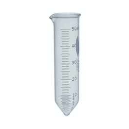 DWK Life Sciences (Kimble) KIMAX 50 mL Graduated Reusable Centrifuge Tubes with Spout, Beaded Top, Short Tapered Bottom