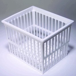 United Scientific Polypropylene Test Tube Baskets, 140 x 120 x 110 mm