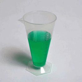 United Scientific Polypropylene Conical Measuring Cylinders, 125 mL