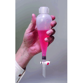 United Scientific Polypropylene Separatory Funnel, 100 mL