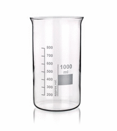 United Scientific Borosilicate Glass Tall Form Berzelius Beakers without Spout, 500 mL