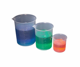 United Scientific Polypropylene Griffin Style Beakers, 2000 mL
