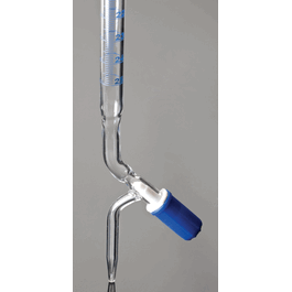 United Scientific Class A Buret with Screw Thread Stopcock, 25 mL, Batch Certified