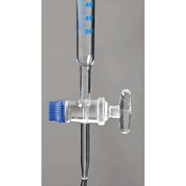 United Scientific Class B Buret with Straight Bore Glass Stopcock, 10 mL