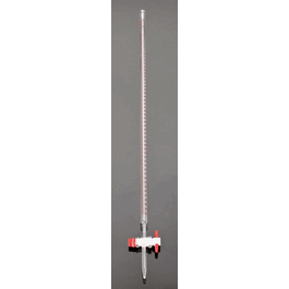 United Scientific Class A Buret with Straight Bore PTFE Key Stopcock, 10 mL, Batch Certified