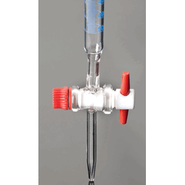 United Scientific Class B Buret with Straight Bore PTFE Key Stopcock, 100 mL