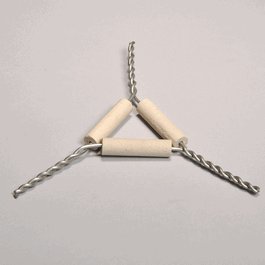 Clay Pipe Triangle, 1.5 in. Side Length