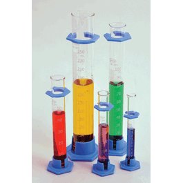 Graduated Cylinders, Borosilicate Glass, Plastic Base, Class B, 10 mL