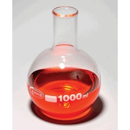 Boiling Flask, Flat Bottom, Borosilicate Glass, 150 mL