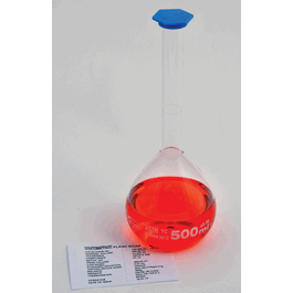 Volumetric Flask, Class A, Snap Cap, 250 mL