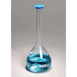 Volumetric Flask, Class B, Snap Cap, 100 mL