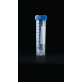 Self-Standing Centrifuge Tubes, 50 mL with White Frosted Labeling Area, Sterile