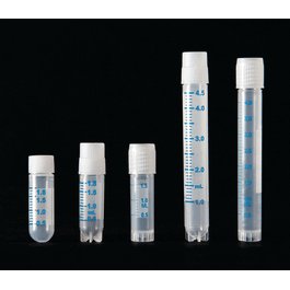 Cryo Vials, External Threaded, Sterile, PP, Round Base, 1.8 mL