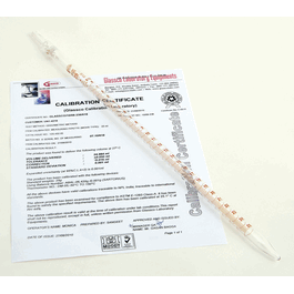 Pipettes, Mohr, Class A, Individually Certified, 0.1 mL