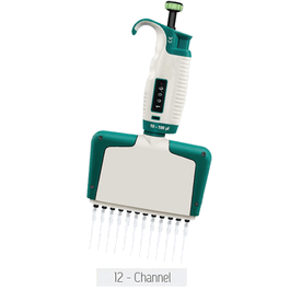 Multichannel Micropipettes, 12 Channel, 20 - 200 uL