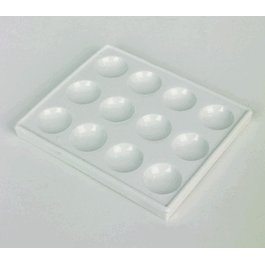 United Scientific 12-Cavity Plastic Spot Plate