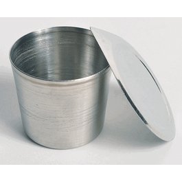 United Scientific Stainless Steel Crucible with Lid, 20 mL