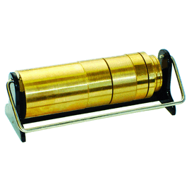 United Scientific Brass Deluxe Slotted Weight Set of 8 with Rack