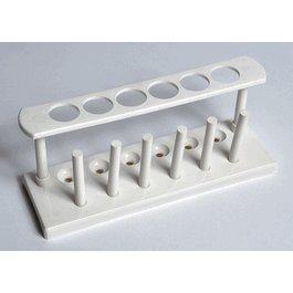 United Scientific 6-Place Plastic Test Tube Rack, Unassembled