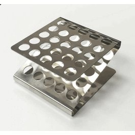 Z-Shaped, Stainless Steel Test Tube Rack