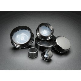 JG Finneran 28-400 mm Black Phenolic Cap with PE Cone Liner