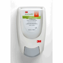 3M Avagard Universal Manual Wall Dispenser for 1000 mL Wall Mount Bottles (Cat. No. 121-86186, 122-32100, and 122-32106)